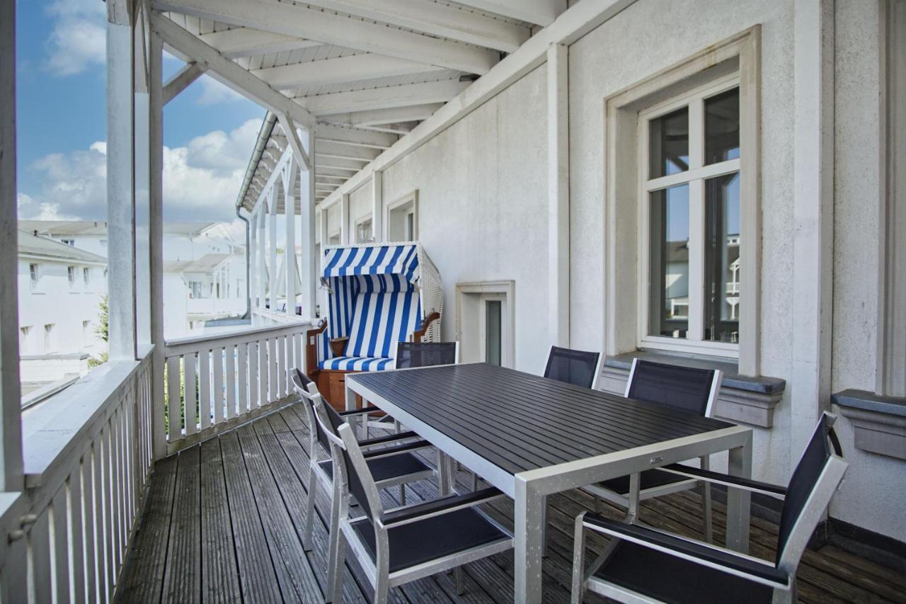 Balkon, Gratis Nutzung Vom Ahoi Erlebnisbad Und Sauna In Sellin - Residenz Strandeck Fewo01 Goehren  Luaran gambar